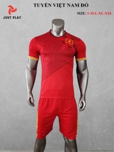 Áo bóng đá tuyển Việt Nam đỏ mới 2020