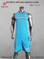 Bộ bóng rổ Oklahoma City xanh mới 2020