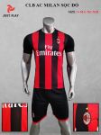 Bộ đá bóng CLB AC Milan đỏ đen mới 2020