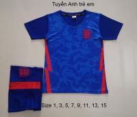 Áo quần thi đấu tuyển Anh trẻ em mới 2020