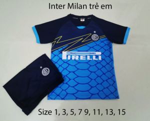 Áo quần đá bóng Inter Milan trẻ em mới 2020
