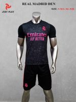 Áo quàn đá banh CLB Real Madrid đen mới 2020