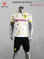 Đồ đá banh CLB Dortmund trắng mới 2020