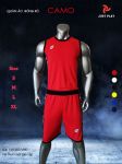 Áo quần bóng rổ Camo JP đỏ mới 2020