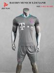 Đồ đá banh CLB Bayern Munich xanh xám mới 2020