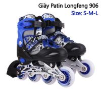 Giày Patin Long Feng 906 Xanh