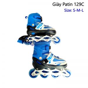 Giày trượt Patin trẻ em POWERONE 129C màu xanh