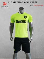 Đồ đá banh CLB Atletico xanh chuối mới 2020