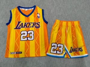 Quần áo bóng rổ Laker 23 cam