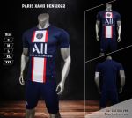 Quần áo đá bóng clb Paris PSG sân nhà xanh dương 2022-2023