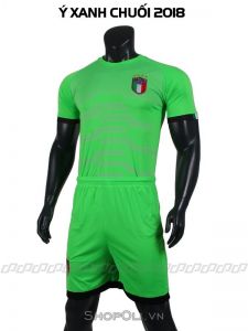 Quần áo thủ môn đội tuyển Ý xanh lá 2018