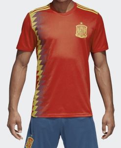 Quần áo đá banh Tây Ban Nha đỏ sân nhà World Cup 2018