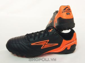 Giày bóng đá Destra TF chất lượng cao đen phối cam