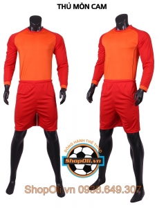 Quần áo bóng đá thủ môn màu cam