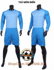 Quần áo bóng đá thủ môn màu xanh biển