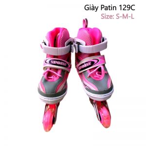 Giày trượt Patin trẻ em POWERONE 129C màu hồng