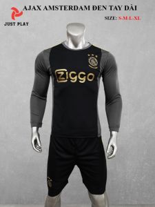 Đồ bóng đá CLB Ajax Amsterdam đen tay dài mới 2020