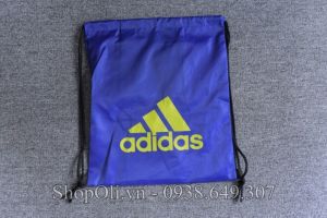 Túi rút Adidas thể thao đeo vai xanh bích