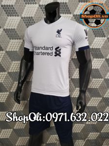 Quần áo đá banh CLB Liverpool 2019-2020 màu trắng