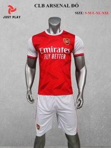 Áo quần đá bóng CLB Arsenal đỏ mới 2020