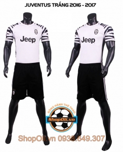 Quần áo bóng đá Juventus trắng sân khách 2016-2017 (Liên hệ)